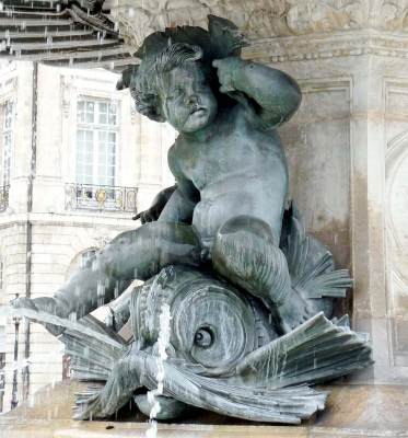 Bordeaux : Fontaine des Trois Grâces