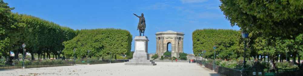Montpellier : Promenade du Peyrou