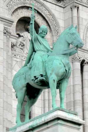 Hippolyte-Jules Lefebvre : Statue questre de Saint Louis