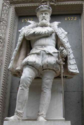 Gustave Crauk : Monument  l'Amiral de Coligny