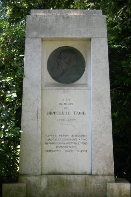 Oscar Roty : Mmorial Hippolyte Taine