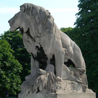 Georges Gardet : Lion  l'enfant
