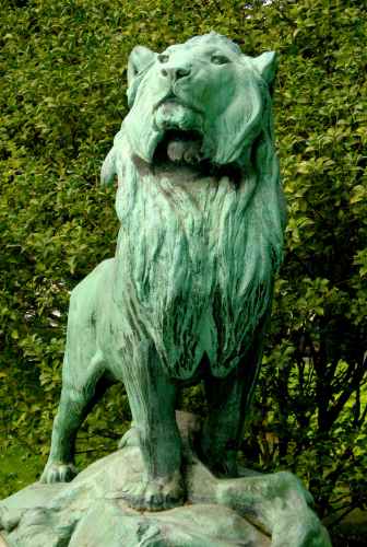 Auguste Can : Le Lion de Nubie et sa proie