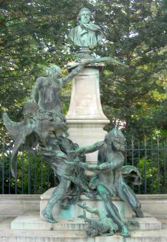 Jules Dalou : Monument à Eugène Delacroix