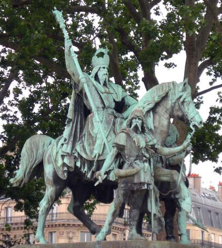 Charles Rochet et son frre Louis Rochet : Charlemagne et ses leudes