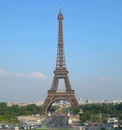 Paris - Tour Eiffel vue du Trocadéro