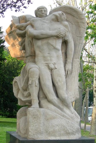 Andr Greck : Monument aux combattants polonais