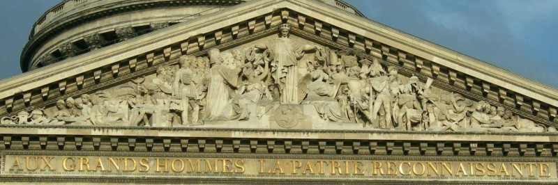 Pierre-Jean David d'Angers : Fronton du Panthéon