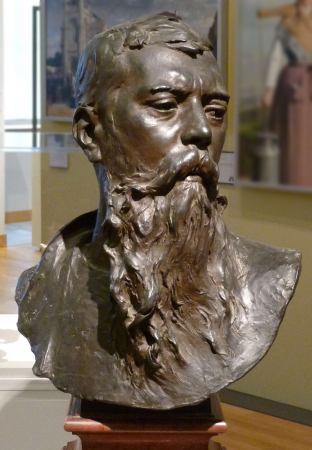 Raymond Guimberteau : Buste de Lonard Jarraud, peintre